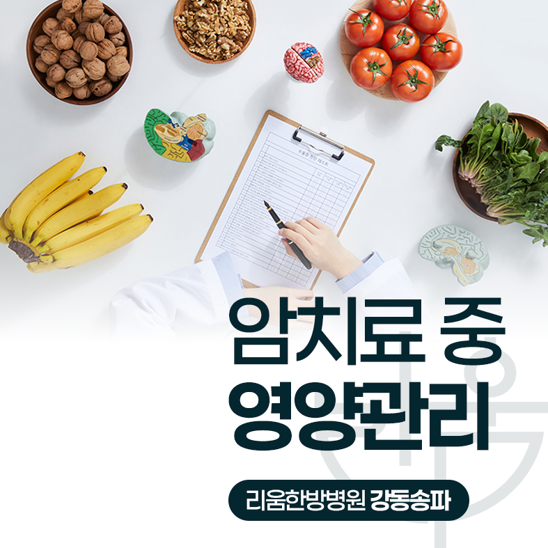 암 치료 중 영양관리
